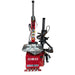 GEO red, black and silver tyre changer with GEO logo on a white background, front view