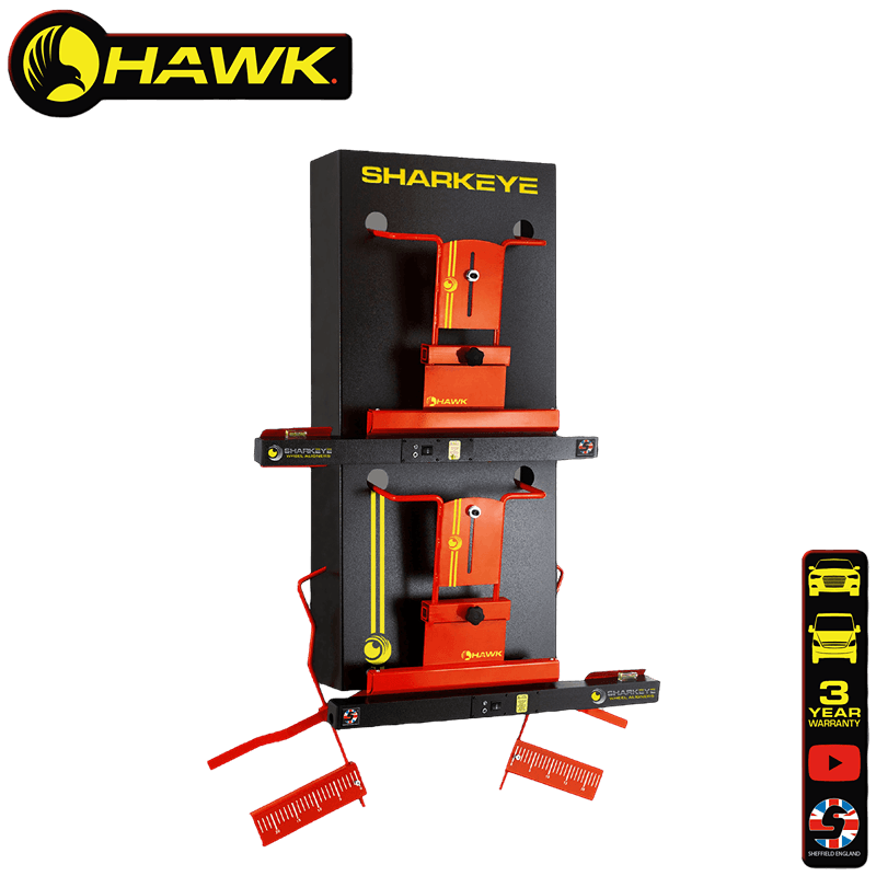 SharkEye Hawk Four Wheel Laser Aligner | Fixed Laser Accuracy, No Calibration Required