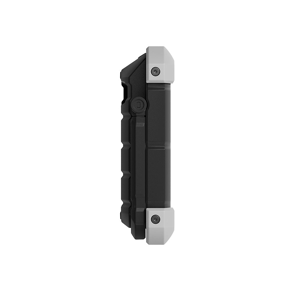 TOPDON Phoenix Lite 3 right edge view showing rubber grip texture and grey corner protectors on white background