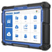TOPDON Phoenix Smart right side angle view showing blue-trimmed casing and full diagnostic home screen