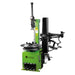 Green Zipper tyre changer machine with 'Zipper' branding on a white background, front side view